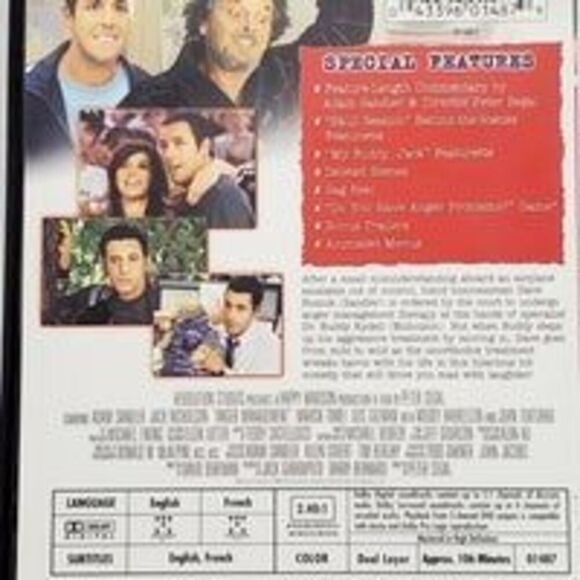 Anger Management (2003 Film) Comedy/Slapstick [DVD] - Picture 2 of 2